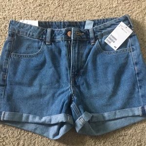 Denim shorts